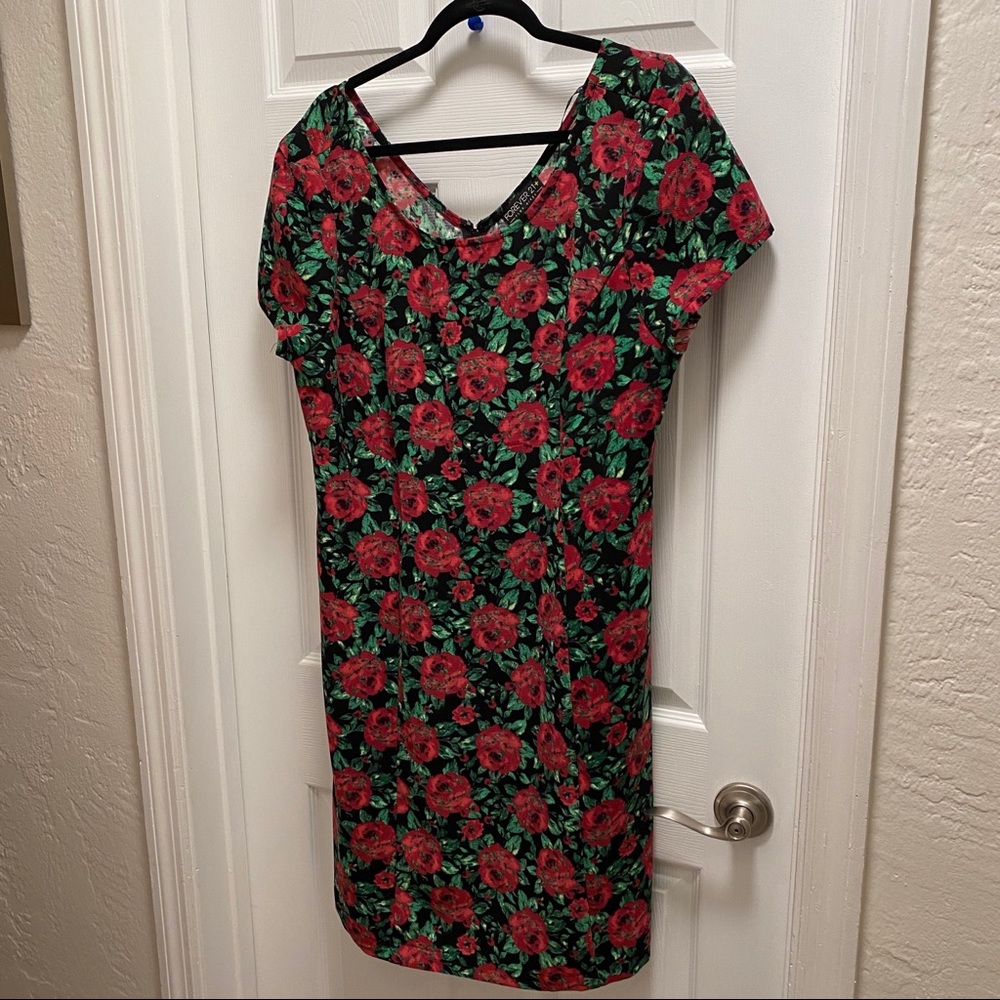 Floral A-Line Shift Dress